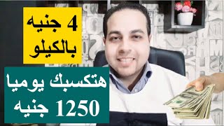 مشروع يهودي تجارة  خامات بربح 4 جنية للكيلو هتكسب 1250 جنية يوميا منتجات حلوة اوي