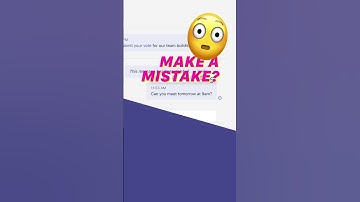 ⚡ QUICKLY EDIT⚡ your last sent TEAMS MESSAGE with THIS SHORTCUT. #shorts