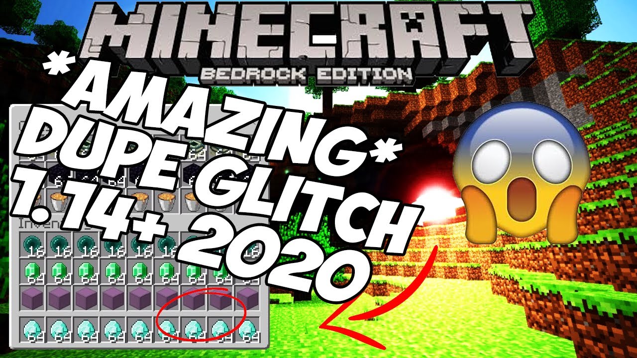 Minecraft Bedrock Edition *Amazing* Dupe Glitch 1.14+ 2020 PS4, XBOX