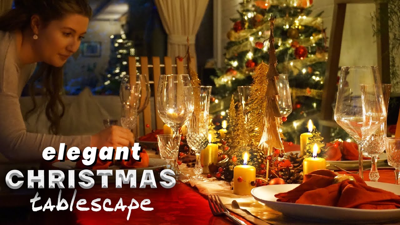 INTERIOR DESIGNER shows you how to set a table for CHRISTMAS