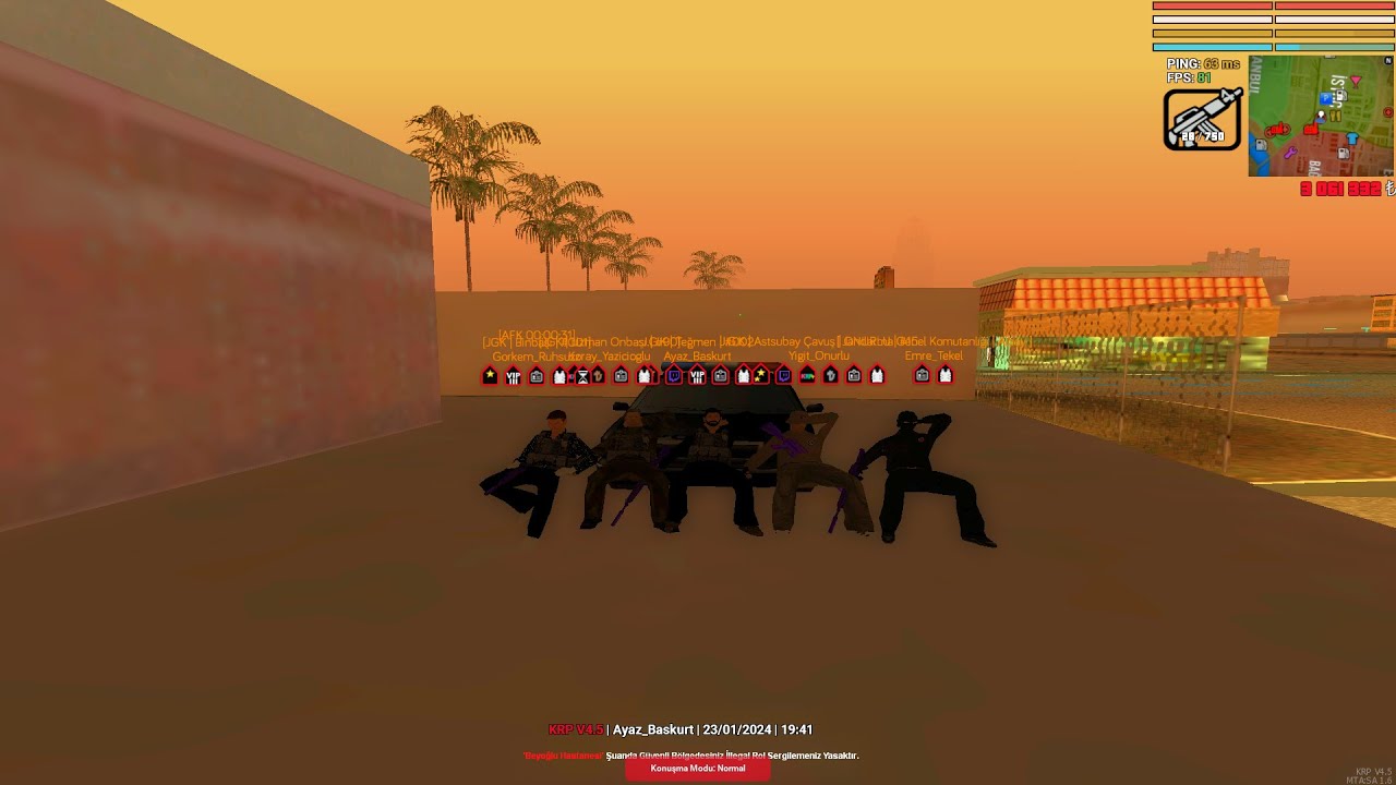 4.5lara selam çakar.