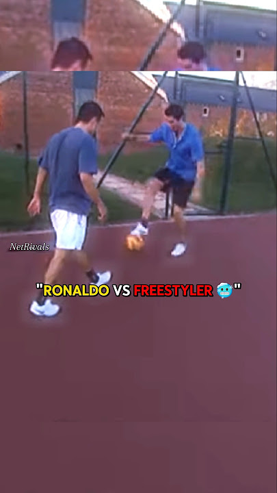 Ronaldo vs a professional freestyler #shorts