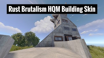 Rust Brutalism HQM Building Skin (Work in Progress)