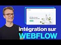 Webflow  intgration dune maquette de dribbble