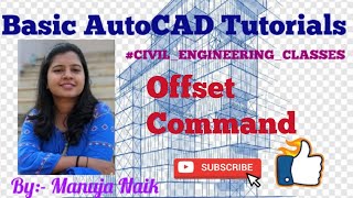 How to use Offset command in AutoCAD