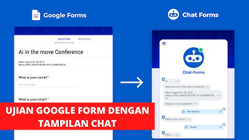 UJIAN GOOGLE FORM DENGAN TAMPILAN CHAT