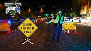 GTA 5 LSPDFR - DUI Sobriety Checkpoint - New Map!!