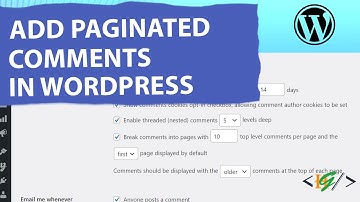 How to Add Paginated Comments in Article or Post in WordPress
