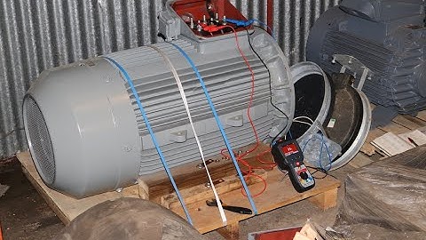 MetraHit Coil Test on 90kW motor with New Adapter