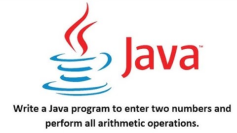#Java Basic||Write a Java program to enter two numbers and perform all arithmetic operations.