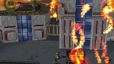 C contra of psx enable cheats |unlimited bombs| unlimited lives|