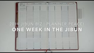 jibun techo | planner peace | one week in the jibun techo