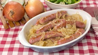 Learn how to make delicious pork sausages with onions and white wine.
this sausage recipe is absolutely wonderful full of flavor! ▼
ingredients list: - 1...