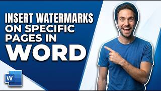 How To Insert Watermarks On Specific Pages In Microsoft Word (Step-By-Step Guide)