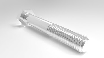 how to model a bolt in creo