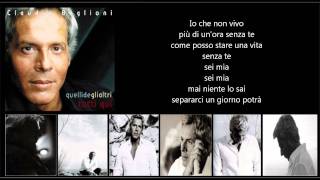 CLAUDIO BAGLIONI - Io che non vivo chords