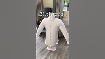 Cut your routine in half! ⏳ Aironox automatic ironing machine will do the work for you 👔👖 #aironox