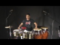 How to Play a Multi-Percussion Set by Dani Morales - "El Guararey de Pastora" on Timbales and Congas