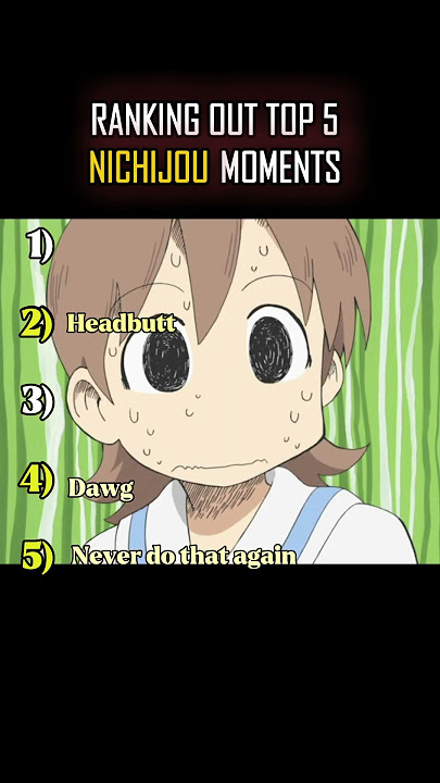 Top 5 Most Hilarious Nichijou Moments | Try Not to Laugh!