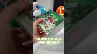 $4,000 Pokémon card giveaway! 🔥 #pokemon #pokemoncards #pokemontcg #VintagePokemon