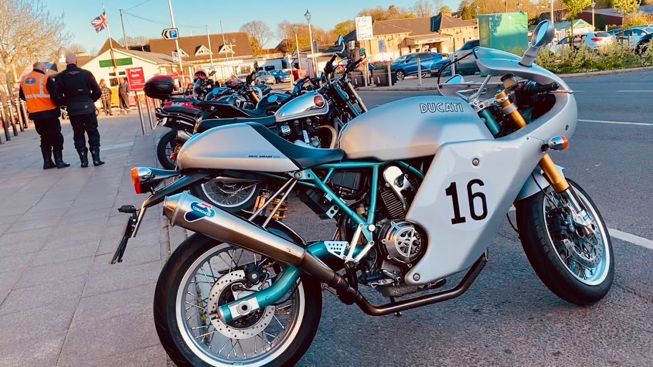 ALTON STATION CAFE MOTORCYCLES brings PAUL SMART DUCATI & Classic Triumph + Two Stroke Custom Bikes