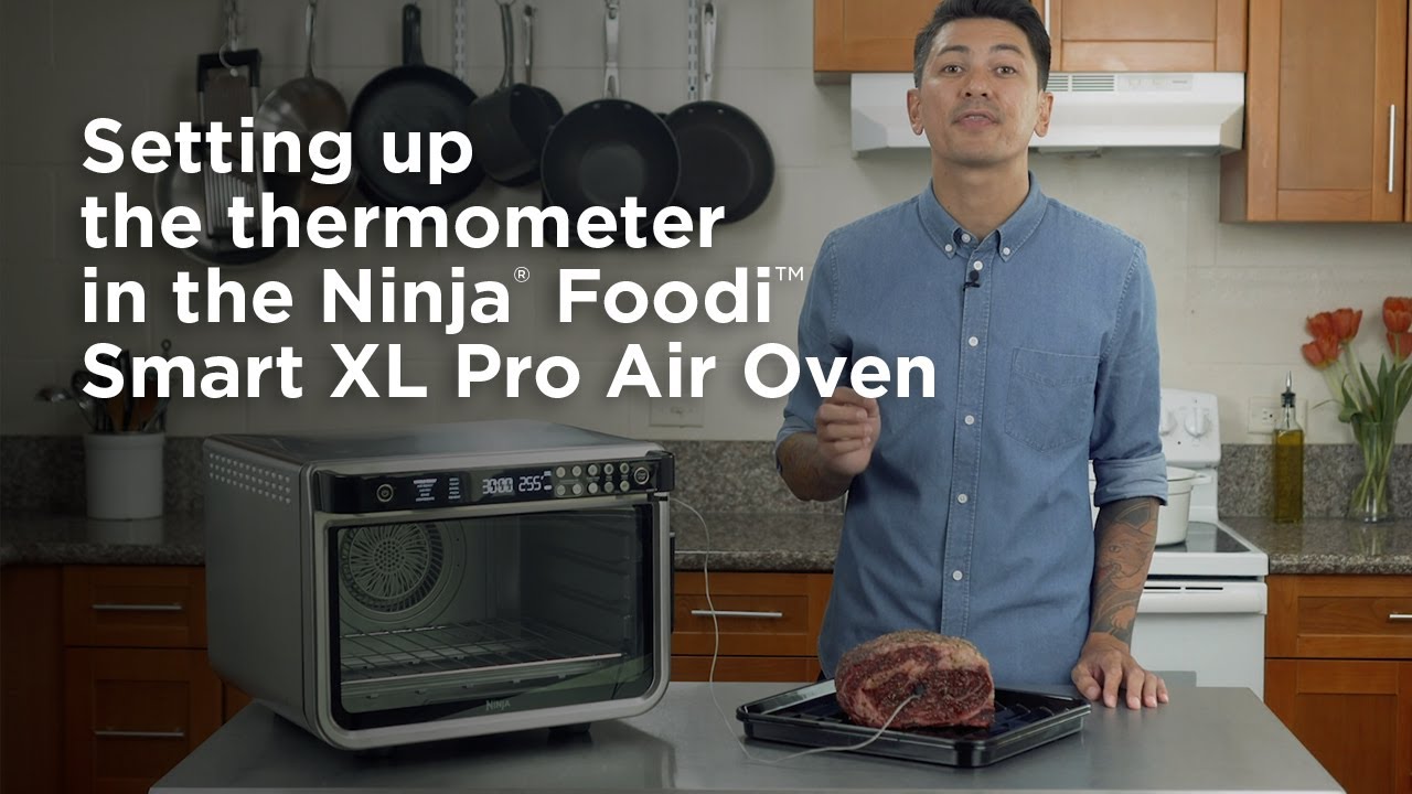 Air Fry Oven  How to Set Up the Thermometer (Ninja® Foodi™ Smart