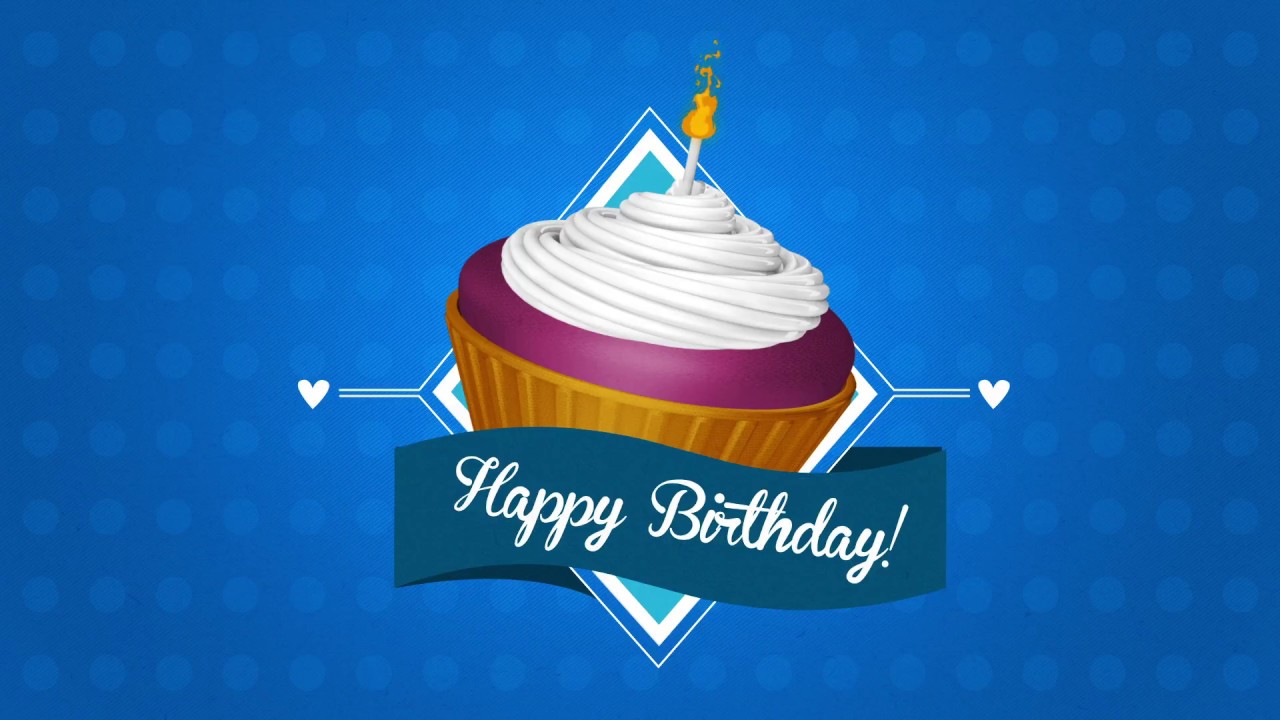 Product Preview | Animated Birthday Cupcake Card - YouTube