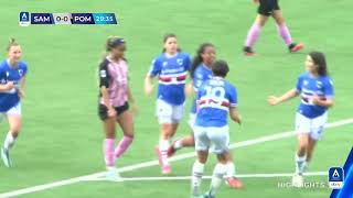 Sampdoria-Pomigliano 1-0 | Decide il tap-in di Taty | #serieafemminile eBay 2023/24