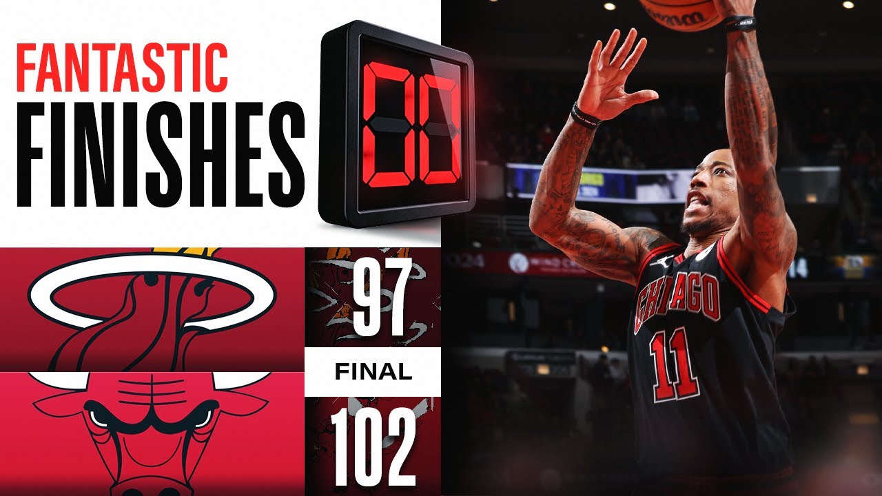 Final 4:27 WILD ENDING Heat vs Bulls | November 18, 2023