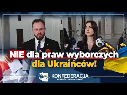 NIE DLA PRAW WYBORCZYCH DLA UKRAIŃCÓW!