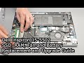 Dell Inspiron 15 5502 - SSD, RAM, Fan and Battery Replacement and Upgrade Guide