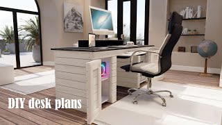 DIY desk plans