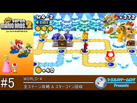 New スーパーマリオブラザーズ 2】#8 WORLD-6【全ステージ攻略&スター