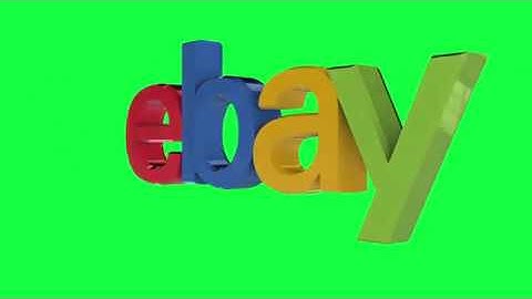 Ebay Green Screen Logo Loop Chroma Animation