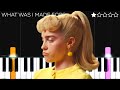 Billie Eilish - What Was I Made For?  | EASY Piano Tutorial