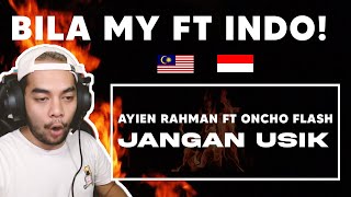 Ayien Rahman Feat Oncho Flash - Jangan Usik - Reaction!