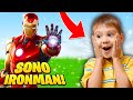 MI FINGO il VERO IRONMAN e un BIMBO DI 7 ANNI CI CREDE😂*DIVERTENTE* su FORTNITE ITA!