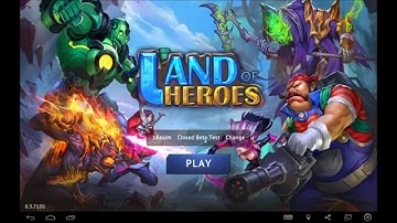 Land of Heroes android game first look gameplay español