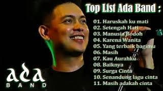Kumpulan Lagu Ada band Enak Untuk bersantai dan temani kerja Lagu era 2000an waktu Sma