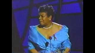 MAYA ANGELOU honored by OPRAH WINFREY, DENZEL WASHINGTON & NAJEE