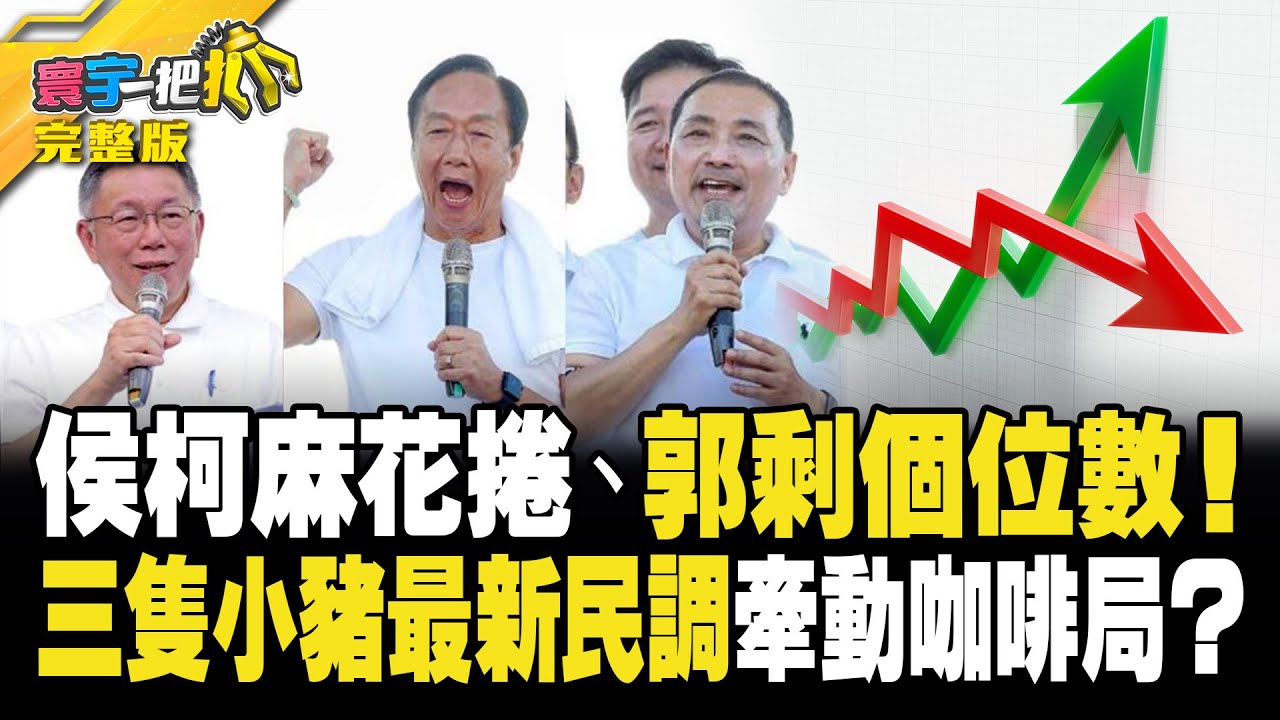 選戰倒數! 柯侯支持度成肉搏戰 \