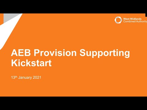 AEB Provision Supporting Kickstart