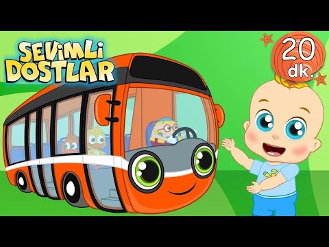 Bak Otobüs Geliyor 🚍 ve 20 dk Sevimli Dostlar Bebek Şarkıları | Çocuk Şarkıları | Adisebaba TV