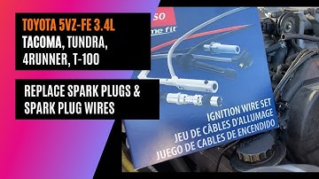 96-02 Toyota 4Runner: 5VZ-FE 3.4L Replace Spark Plugs & Spark Plug Wires - Girlie Garage