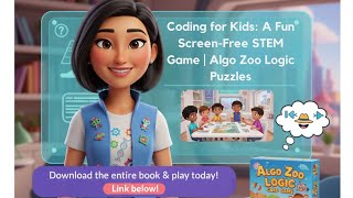 Coding for Kids: A Fun Screen-Free STEM Game Algo Zoo Logic Puzzles screenshot 5