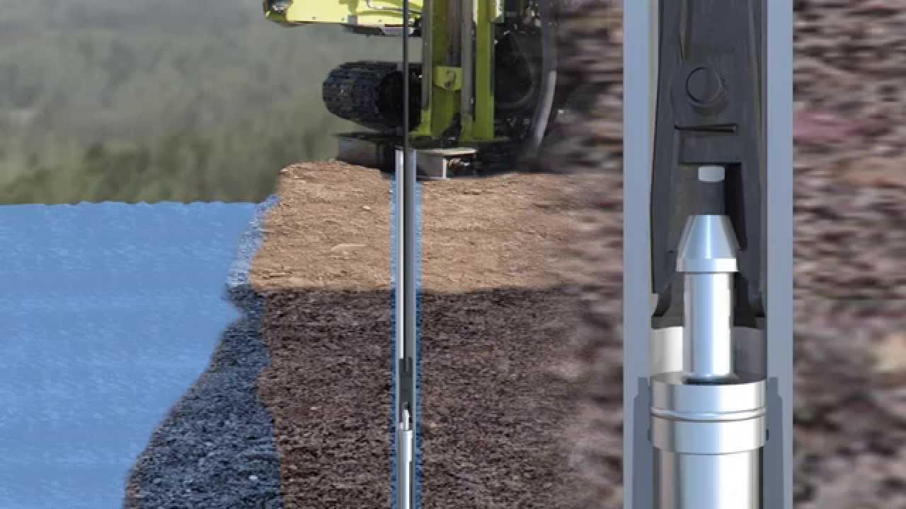 Drilling for instrumentation casing in dams YouTube