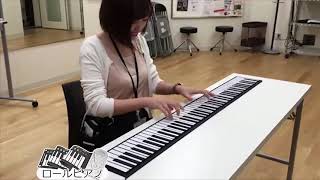 ロールピアノ 49鍵 16種類音色 10種リズム