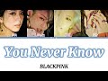 日本語字幕かなるび歌詞【You Never Know - BLACKPINK】