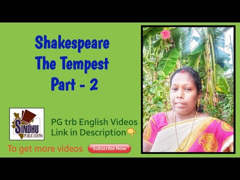 Video: Ի՞նչ է տեղի ունեցել The Tempest-ի 2-րդ ակտում: