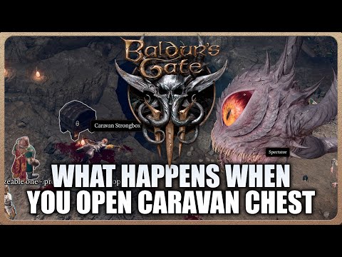 Baldur's Gate 3 - What happens if you open the Caravan Strongbox VS Bring it back (Missing Shipment)